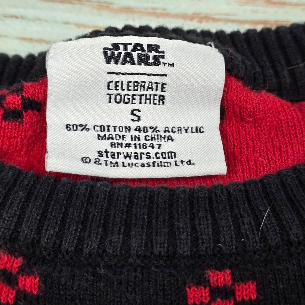 Star Wars Women's Darth Vader Ugly Christmas Sweater Small - Picture 3 of 6